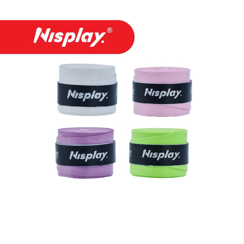 NISPLAY TENNIS RACQUET GRIPS