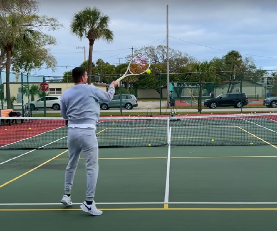 Nisplay ball machine drills designed to improve your net game, including volley technique, footwork & movement, overheads, swing volleys, serve & volley, and much more…